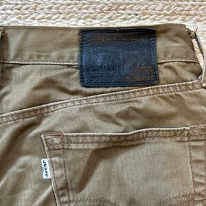 Levi's Herringbone Olive 511 Pants - 33x32